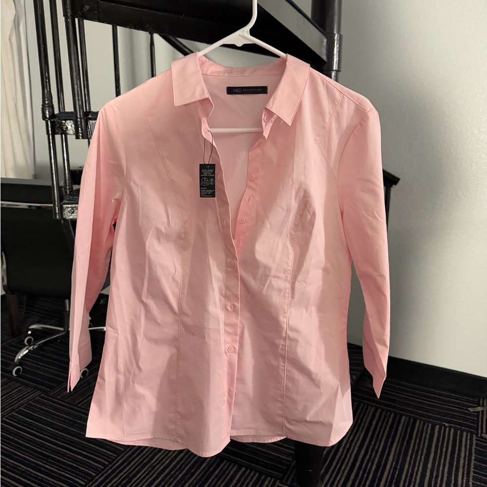 M&S Collection Pink Shirt